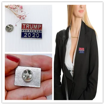 Trump 2020 sagė Amerikos tėvynės Respublikonų kampanijos metalo pin Prezidento rinkimų metalo ženklelis sagė
