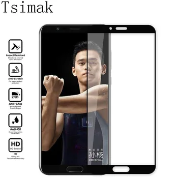 Tsimak Grūdintas Stiklas Huawei Honor V10 Peržiūrėti V 10 Screen Protector Visiškai Padengti Huawei P10 Lite Plus Stiklo Plėvelės