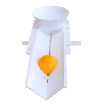 TTLIFE 1PC Kūrybos Balta Kiaušinių Separatorius Skaidrių Plastikinių Kiaušinių Trynių Daliklis Kiaušinių Filtras Splitter Kiaušinių Kepimo Įrankius, Virtuvės Dalykėlių