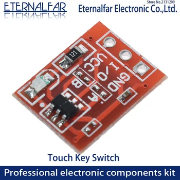 TTP223 Palieskite Mygtuką Perjungti Modulio Vieną pusę Palieskite Mygtuką, Capacitive Jungikliai Savaiminio Fiksavimo/Ne-Fiksavimo Capacitive Touch Jungikliai PCB