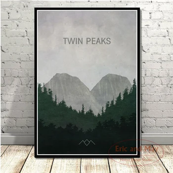 Twin Peaks Serialas Rodo, Klasikinio Filmo, Anime, Plakatų Ir grafikos Paveikslai Tapyba Meno Siena Nuotraukas Kambarį Namų Dekoro