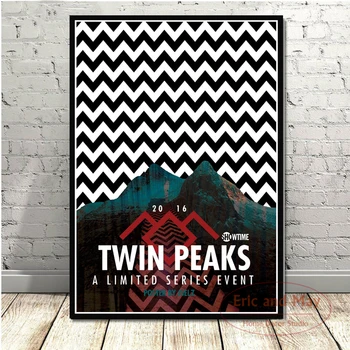 Twin Peaks Serialas Rodo, Klasikinio Filmo, Anime, Plakatų Ir grafikos Paveikslai Tapyba Meno Siena Nuotraukas Kambarį Namų Dekoro