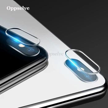Ultra Grūdintas Stiklas+Metalas Galinis Objektyvo Apsauginis Žiedas, Skirtas iPhone 12 11 X Xs Max Xr IX 8 7 Plius Skaidrus Stiklas Filmas iPhoneX