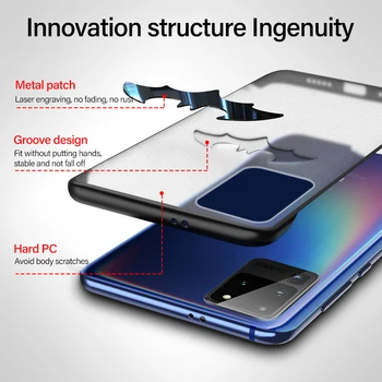 Ultra-plonas Magnetinės Metalo Gpgb Matinis KOMPIUTERIO, Telefono dėklas, Skirtas Samsung Galaxy S10 S20 E S8 S9 Pastaba 10 9 8 Plius Minkštas Silikoninis Dangtelis