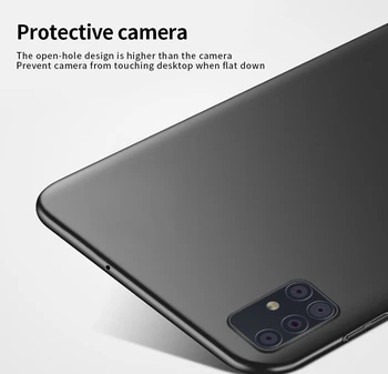 Ultra Plonas PC Case For Samsung Galaxy S20 FE 20 Pastaba A21S A51 A71 A41 A31 A50 Atveju, Originalus, Sklandus Telefono Dangtelį Galaxy S20