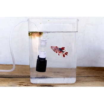 Ultra-quiet Išorės Mini Filtras Mažas Pneumatinis Filtras Akvariumo Išjungti Povandeninis Deguonies Žuvų Akvariumas Siurblio Priedai