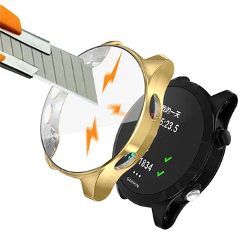 Ultra-Slim Aišku, TPU Danga Raštas Padengti Voor Garmin Forerunner 945/935 Smart horloge Beschermende aksesuarai