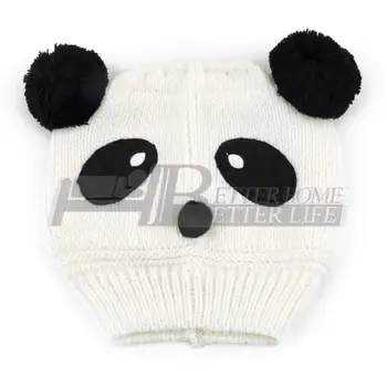UNIKIDS 1pcs 2016 Naujas mados Spalvingas Mielas Gyvūnų Panda Baby Skrybėlės, Kepurės Vaikams, Berniukas, Mergaitė, Nėrimo Kepuraitė Skrybėlės,Pandos Kepurė Hat Beani