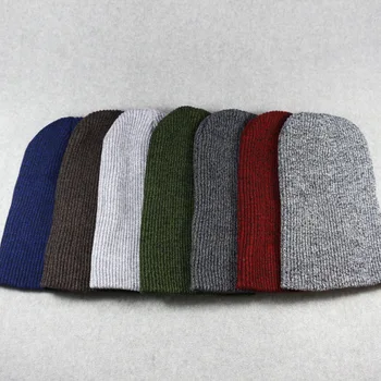 Unisex Naujas Žiemos Skrybėlės Moterų Medvilnės Kietas Šiltas Karšto Pardavimo HIP-HOP Megzta kepurė Vyrams, Moterims, Kepurės Skullies Beanies