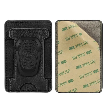 Universali odos kortelės turėtojas piniginė su Metalo Mobiliojo Telefono Piršto Žiedą Laikiklį Pasukti 360 Stovėti iphone Sumsang automobilio turėtojas