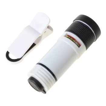 Universalus 20X Clip-On Artinimo Teleskopo vaizdo Kameros Mobilusis Telefonas Zoom objektyvas labiausiai
