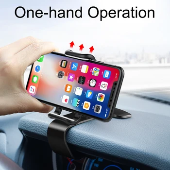 Universalus Automobilių mobiliojo Telefono Laikiklis 2 1 Skydelio ir Oro Angos Telefonas Mount 360° Sukimosi Reguliuojamas Telefono stovas iPhone 11