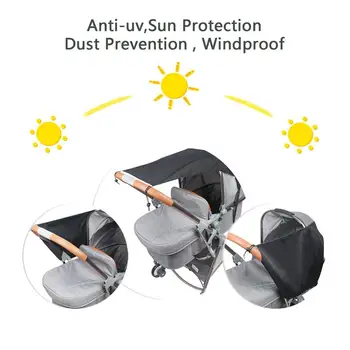 Universalus Kūdikio Vežimėlis Priedai Saulės Skydelis nuo Saulės pavėsyje Vežimo Lajos danga Atsparus UV Kepurės Vaikams, Kūdikiams, Vežimėliai, Automobilių Sėdynių