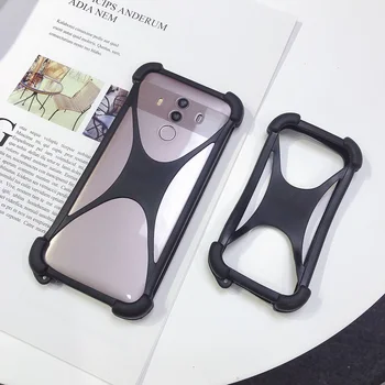 Universalus Telefono Bumper Case For iPhone Xs XR 8 X Minkštas Elastingas Silikoninis Dangtelis, Skirtas 