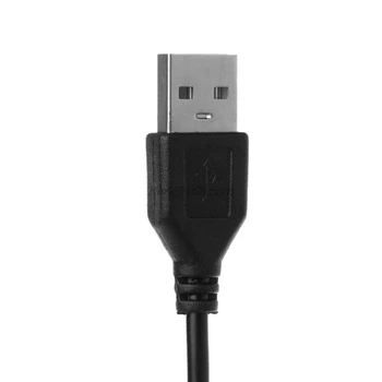 USB 2.0 3,5 MM Audio Aux Plug Vyras į Vyrų vaidmenį Jack Adapteris Keitiklis Duomenų Kabelis Mini garsiakalbis