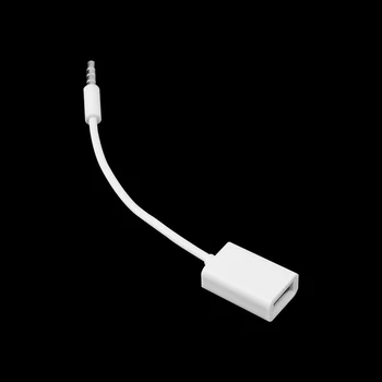 USB 2.0 Moterų 3,5 mm Male Plug AUX Audio Adapter Cable Car U Disko Muzikos Automatinė Žaidėjas Konversijos Linija, Automobilių Garso