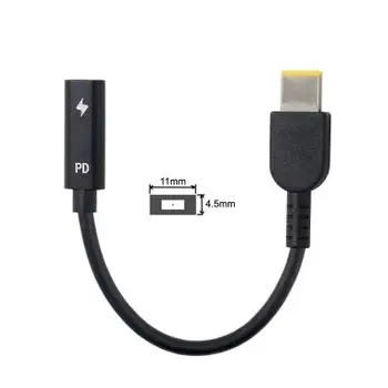 USB 3.1 C Tipo USB C Nešiojamojo kompiuterio Kroviklis Maitinimo Adapteris Keitiklis USB C Tipo Moteris 4.0*1.35 5.5*2.5 4.5*3.0 4.0*1.7 mm Dc Kištukas Jack
