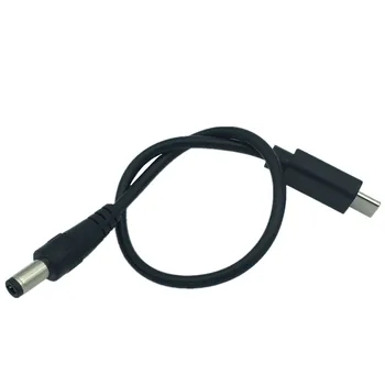 USB 3.1 C Tipo USB-C, Vyrų DC 5.5 x 2.5 mm Male Maitinimo Lizdas Pratęsimo Skaitmeninis Įkrovimo Kabelis