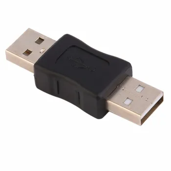 USB A Male Vyrų Jungties Adapteris USB 2.0 A Stalius Jungtis Išplėtimo Extender Duomenų Kabelis Laido M/M Skaičiuoklė