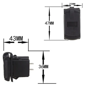USB Automobilinis Kroviklis 12V 24V 4.2 Ekranas Įtampos Vandeniui Dual USB Auto Adapteris, Telefono Kroviklis, Skirtas 