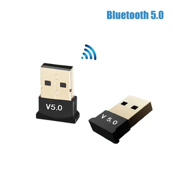 USB Bluetooth 5.0 Adapteriu Kompiuterio Belaidžio ryšio Garso Siųstuvas, Imtuvas, Spartus Dongle Kompiuterių PC Laptop Tablet