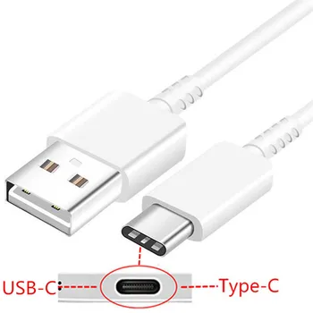 USB C Įkrovimo Kabelis Samsung S10 Plius A10S A20S A30S A50S A70S A50 A70 A51 A71 Kolega A52 A72 0,2 m/1m/2m/3m Tipas-c USB Kabelis