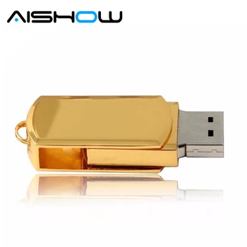 USB Diskas 128 MB 1 GB 2GB, 4GB 8GB 16G 32G Nerūdijančio Plieno Usb Flash Drive, Metalo Usb 