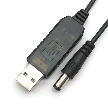 USB Galia Padidinti Linija DC 5V DC 9V/12V Žingsnis IKI Modulis USB Keitiklis Adapterio Kabelį 2.1x5.5mm Kištukas