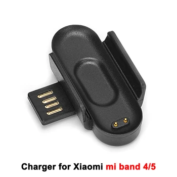USB greito Įkrovimo Kabelis, Įkroviklis Xiaomi Mi Juosta 5 4 3 2 Laidas Duomenų Dock For MiBand 3 4 5 Įkroviklis c tipo prie usb OTG Adapterio