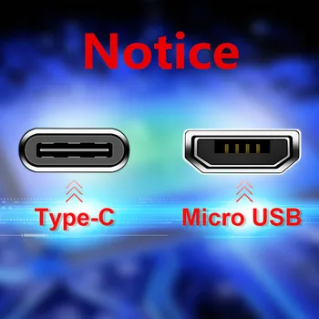 USB Kabelis 3m 2m 1m Greito Įkrovimo USB C Tipo Kabelio 