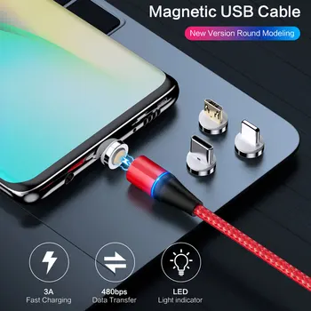 USB Magnetinio Kabelio 