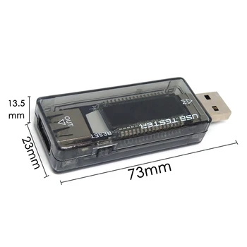USB Srovė Talpa Testeris-LCD Ekranas Mobile Galios Jutiklis, Baterijos Bandymo Srovė Įkroviklio Talpa Testeris, Matuoklis