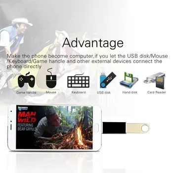 USB Tipo C OTG Adapterio Vyras su USB3.0 Moterų adapterio Tipas-C USB Konverteris, Skirtas Macbook Nexus 