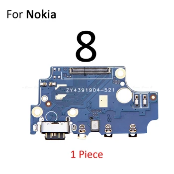 USB Įkrovimo Kroviklis Doke Uosto Valdyba Su Mikrofonu Mic Flex Kabelis Skirtas Nokia 6.1 7 Plius 8 8.1 7.2 7.1 6.2 6 2017 2018