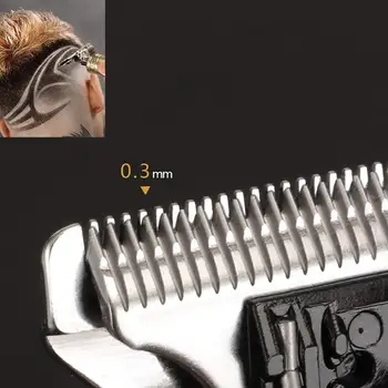 USB Įkrovimo T9 Baldheaded Plaukų Clipper Elektriniai plaukų žoliapjovės Belaidžius Skustuvas Žoliapjovės 0mm Vyrų Kirpykla, Plaukų Pjovimo Mašina