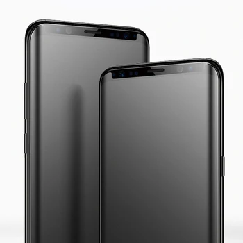 UV Skysti klijai Matte Screen Protector For Samsung Note 10 8 9 S8 S20 S9 plus S10 Matinio Stabdžių Peep Privatumo Grūdinto Stiklo plėvelės