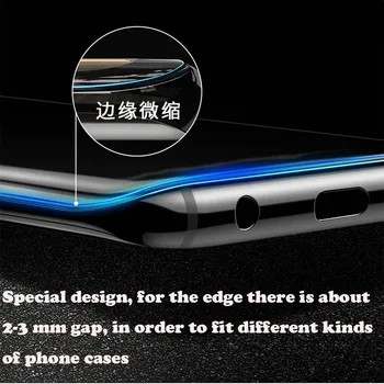 UV skystą Klijai Matinis Grūdintas Stiklas Samsung Galaxy S8 S9 S10 S20 10 Pastaba Plius 20 Ultra Matinio 3D Screen Protector