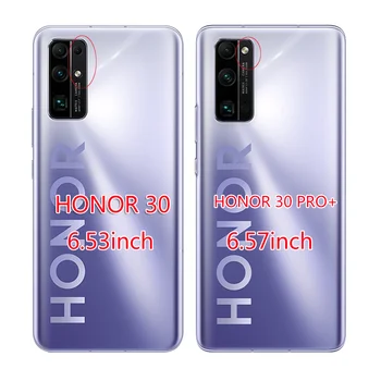 Už GARBĘ 30 Atveju BMH-AN10 Etui Silicio Minkštos TPU Telefoną Atveju Huawei Honor 30 Pro + Galinį Dangtelį Honor30 Pro Plus EBG-AN10