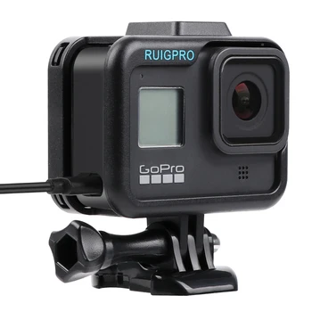 Už GoPro Priedai GoPro Hero 8 Apsauginiai Rėmo Atveju Vaizdo Kamera Būsto Atveju GoPro Hero8 Juoda Veiksmo Kameros