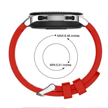 Už Xiaomi Huami Amazfit VTR 47mm 42mm Amazfit Pvp Tempas Lite e 2S Silikono Žiūrėti Band Apyrankę, Dirželį Watchband 20/22mm