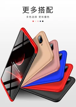 Už Xiaomi Mi 8 Lite Atveju Sunku 3 1. Matinis Šarvai Hibridas Apsauginis galinis dangtelis atvejais xiaomi mi8 lite 360 pilnas draudimas shell