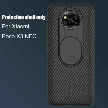 Už Xiaomi Poco X3 NFC dangteliu vaizdo Kameros Objektyvo Apsaugos Skaidrių NFC Atgal X3 Slim Dangtis Shield Cam Apsaugoti Atgal Atveju G1N8