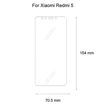 Už Xiaomi Redmi 5 / Redmi 5 Plius 2,5 D 0.26 mm Grūdintas Stiklas Ekrano apsaugos Xiaomi Redmi 5 Plius Apsauginis Stiklas