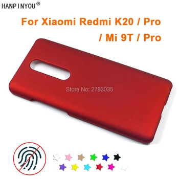 Už Xiaomi Redmi 9 Pastaba K20 Pro 10X 4G / Mi 9T Pro Anti-pirštų atspaudų-Ultra plonas Sklandžiai Matinis PC Atveju Sunku Atgal Apsauginis Dangtelis