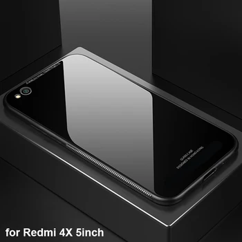 Už Xiaomi Redmi Pastaba 4X Atveju Prabanga Plonas Blizgus Grūdintas Stiklas Sunku Padengti Xiomi Xiaomi Redmi 4X 4 Pastaba Pasaulio Versija MTK