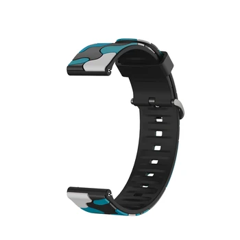 Už Xiaomi Smart Žiūrėti Spalvos Dirželis su Silikono Kamufliažas Riešo Apyrankę 22mm Žiūrėti juosta Mi Žiūrėti Spalva Watchband Amazfit Stratos 3