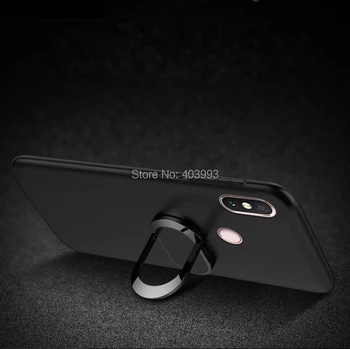 Už ZTE Blade 20 Smart Soft CaseMetal Žiedo Laikiklis Magnetinis Silikoninis Telefono dėklas Ant ZTE Blade 20 Smart 2019 V1050 Atvejais 6.49