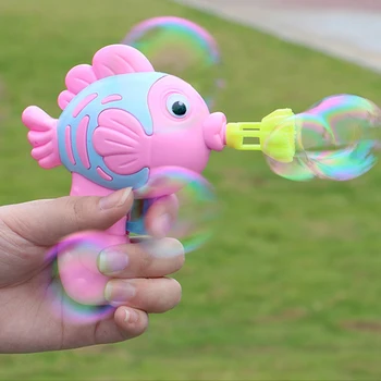 Vaikams Bubble Gun Žaislų, Animacinių Filmų Žuvų Muilo Vandens Burbulas Mašina Įdomus Burbulas Maker Vasarą Žaislai Vaikams, Kūdikiams, Patalpų Lauko