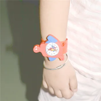 Vaikų mergaičių silikono žiūrėti rožinis vienaragis laikrodžiai slap laikrodis vaikų laikrodžiai montre filė enfant relojes