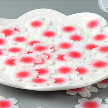 Valgomieji Plokštelių Popieriaus Gėlių Tortas, Saldumynai Papuošalai oblea valgomiems Japonijos Sakura Pyragai Dekoravimo Įrankiai